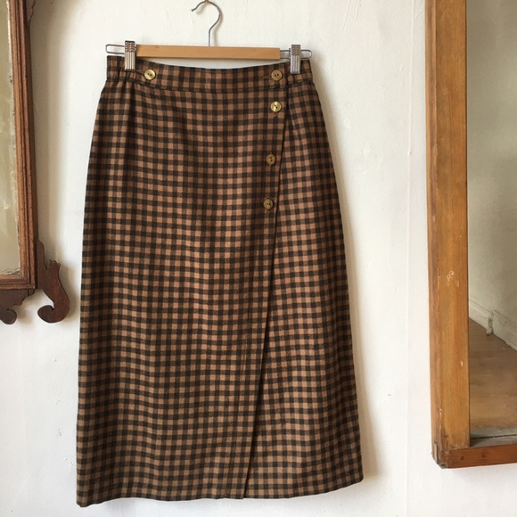 1960s Mamut Moden Germany - Wool Wrap Skirt - Picture 1 of 4